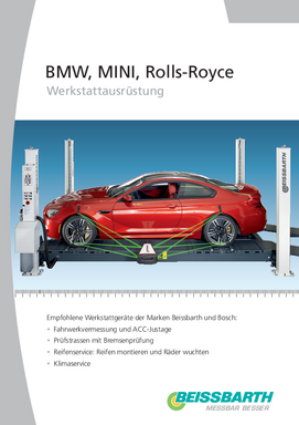 BMW, MINI, Rolls-Royce: Werkstatttausrüstung